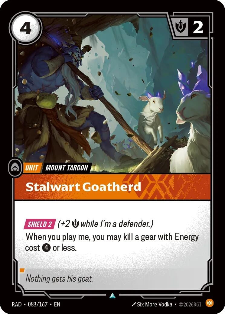 Stalwart Goatherd (083/167) (Radiance)