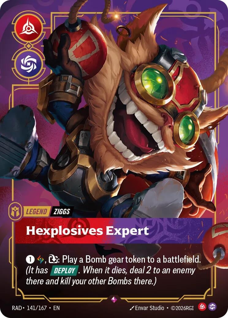 Ziggs, Hexplosives Expert (141/167) (Radiance)