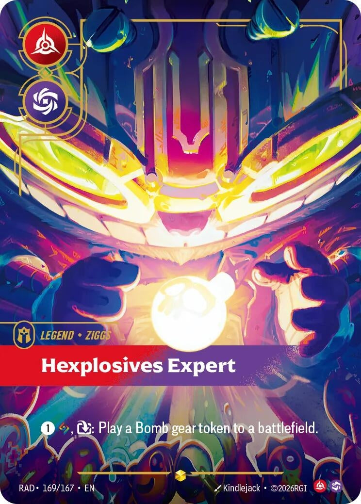 Ziggs, Hexplosives Expert (Overnumbered) (169/167) (Radiance)