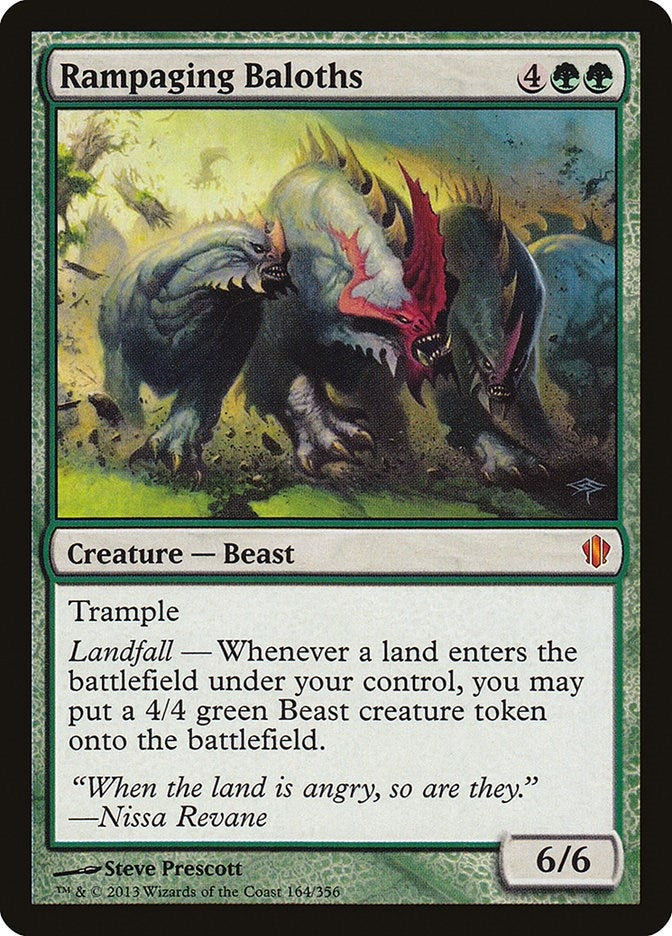 Image for Rampaging Baloths (164) (Commander 2013) (C13) - Magic: The Gathering