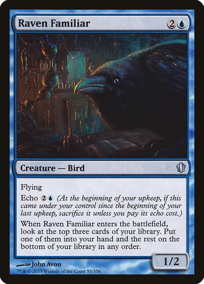 Image for Raven Familiar (55) (Commander 2013) (C13) - Magic: The Gathering