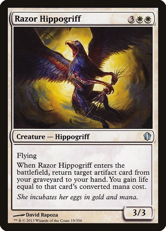 Image for Razor Hippogriff (19) (Commander 2013) (C13) - Magic: The Gathering