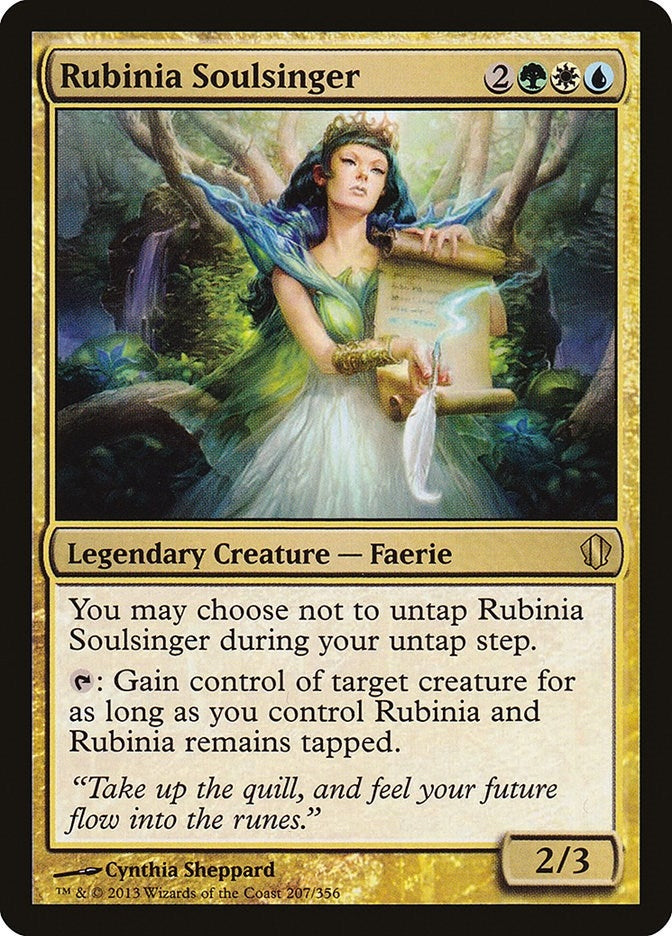 Image for Rubinia Soulsinger (207) (Commander 2013) (C13) - Magic: The Gathering