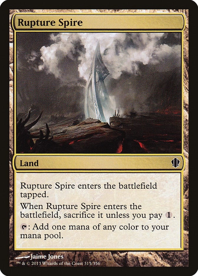 Image for Rupture Spire (315) (Commander 2013) (C13) - Magic: The Gathering
