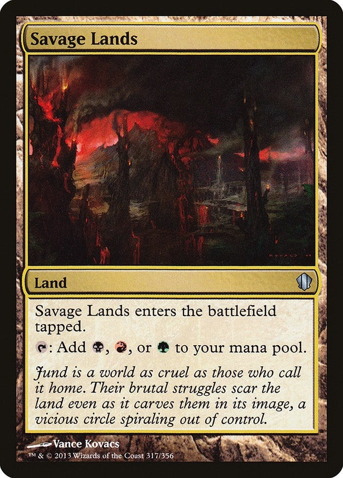 Image for Savage Lands (317) (Commander 2013) (C13) - Magic: The Gathering