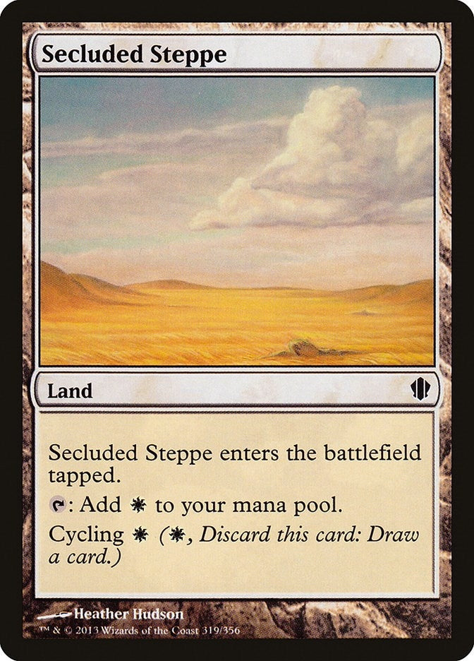 Image for Secluded Steppe (319) (Commander 2013) (C13) - Magic: The Gathering