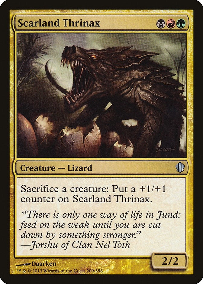 Image for Scarland Thrinax (209) (Commander 2013) (C13) - Magic: The Gathering