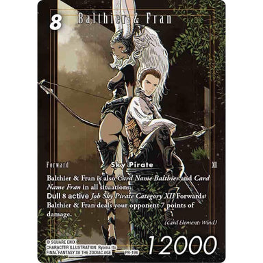 Image for Balthier & Fran (PR-196) (FF: Promo Cards) (PR) - Final Fantasy TCG