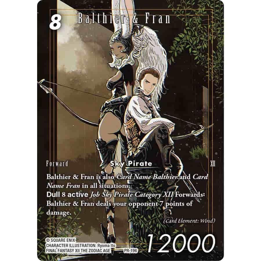 Image for Balthier & Fran (PR-196) (FF: Promo Cards) (PR) - Final Fantasy TCG