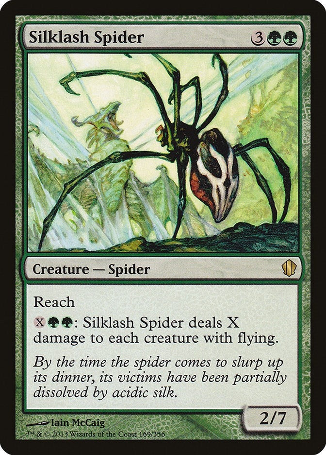 Image for Silklash Spider (169) (Commander 2013) (C13) - Magic: The Gathering