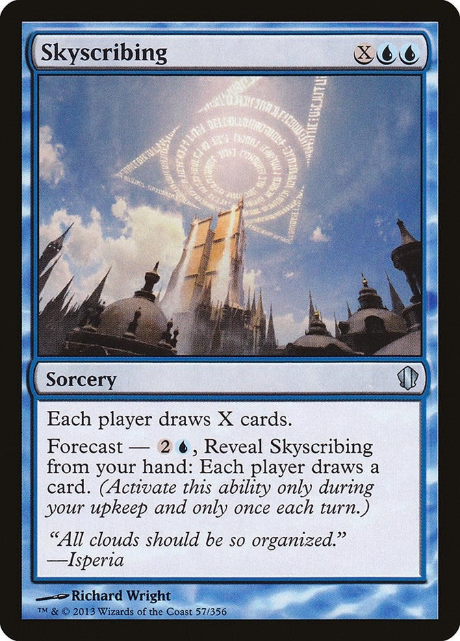Image for Skyscribing (57) (Commander 2013) (C13) - Magic: The Gathering