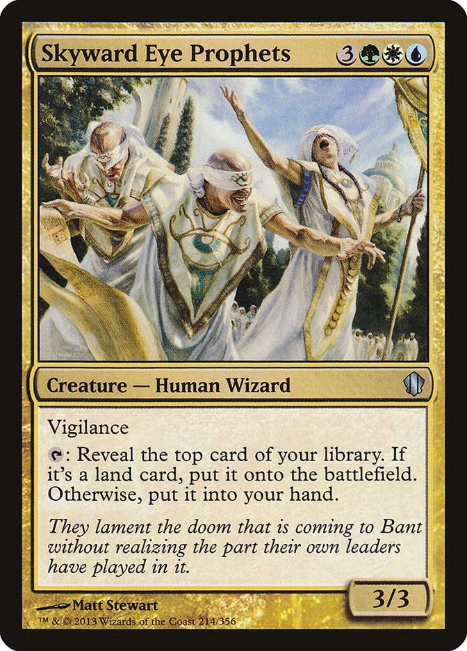 Image for Skyward Eye Prophets (214) (Commander 2013) (C13) - Magic: The Gathering