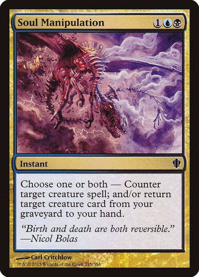 Image for Soul Manipulation (215) (Commander 2013) (C13) - Magic: The Gathering
