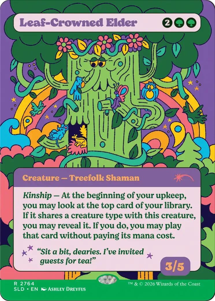 Image for Leaf-Crowned Elder (2764) (Secret Lair Drop Series) (SLD) - Magic: The Gathering