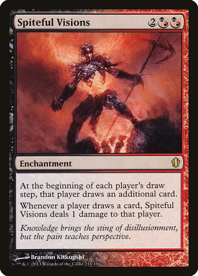 Image for Spiteful Visions (233) (Commander 2013) (C13) - Magic: The Gathering