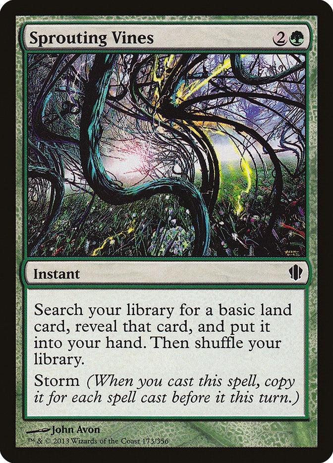 Image for Sprouting Vines (173) (Commander 2013) (C13) - Magic: The Gathering