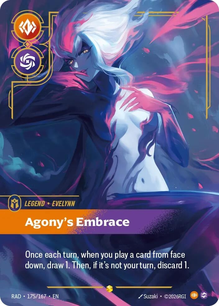 Evelynn, Agony's Embrace (Overnumbered) (175/167) (Radiance)