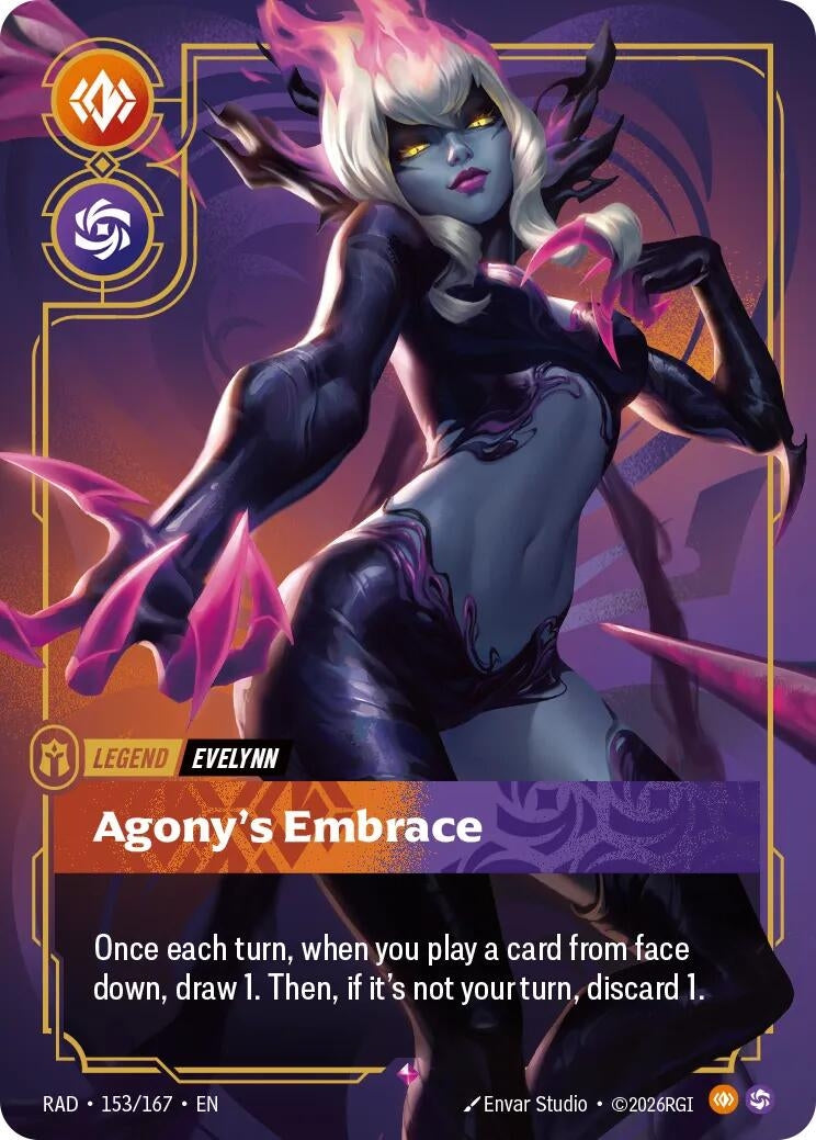 Evelynn, Agony's Embrace (153/167) (Radiance)