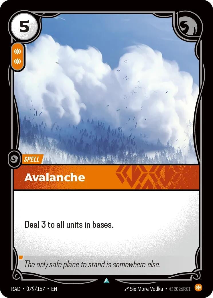 Avalanche (079/167) (Radiance)