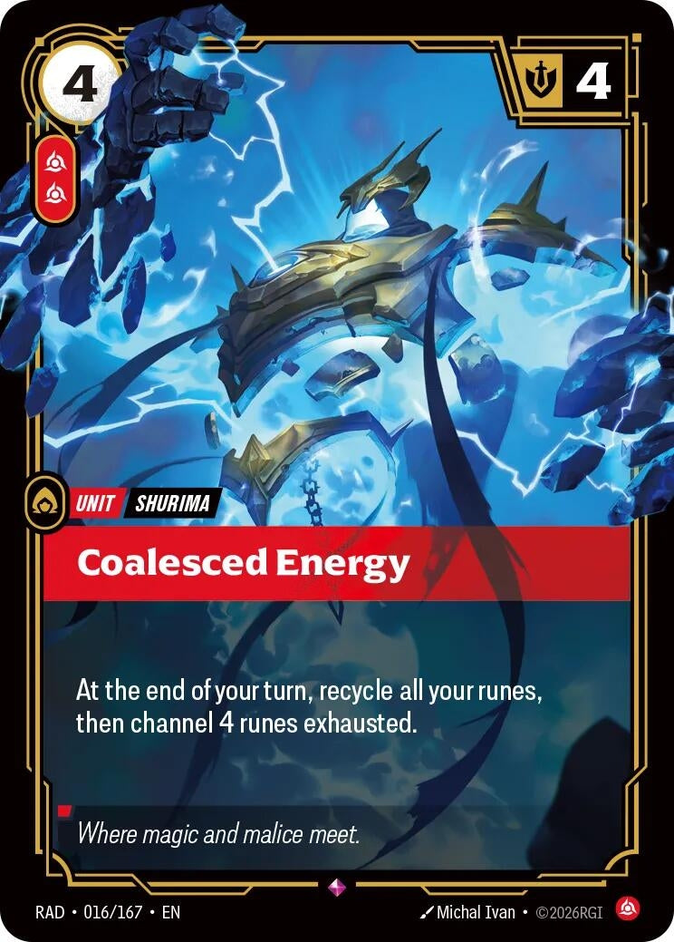 Coalesced Energy (016/167) (Radiance)