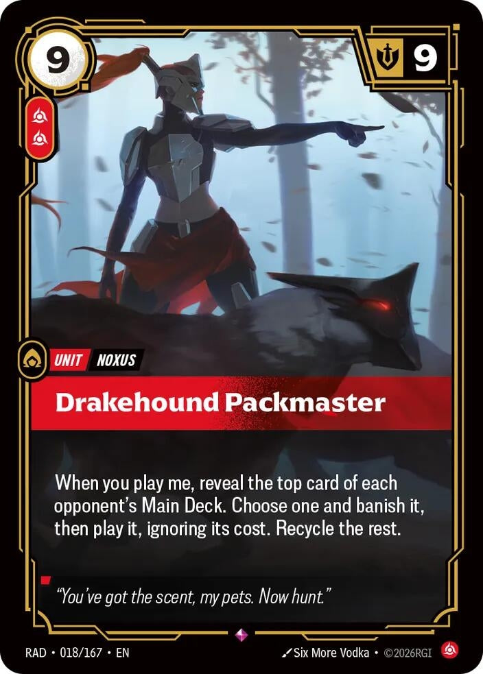 Drakehound Packmaster (018/167) (Radiance)