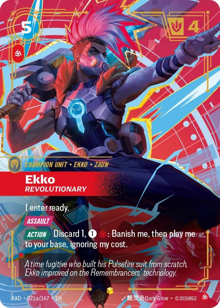 Ekko, Revolutionary (Alternate Art) (021a/167) (Radiance)