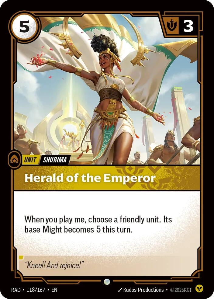 Herald of the Emperor (118/167) (Radiance)