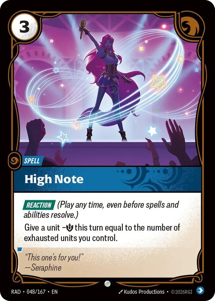 High Note (048/167) (Radiance)