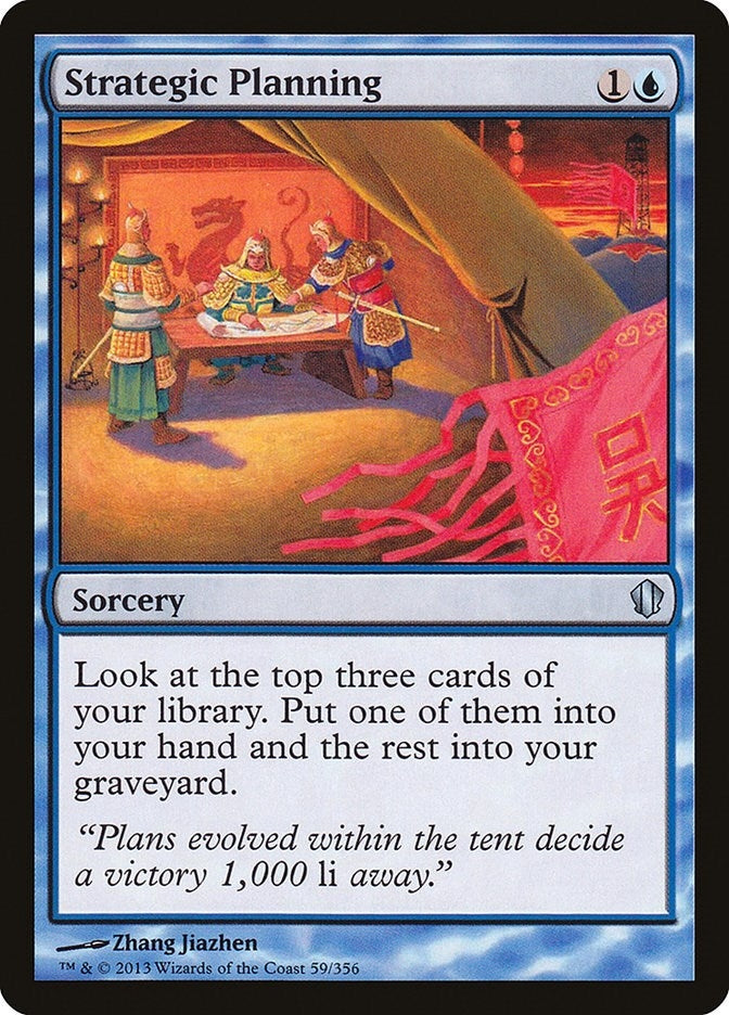 Image for Strategic Planning (59) (Commander 2013) (C13) - Magic: The Gathering