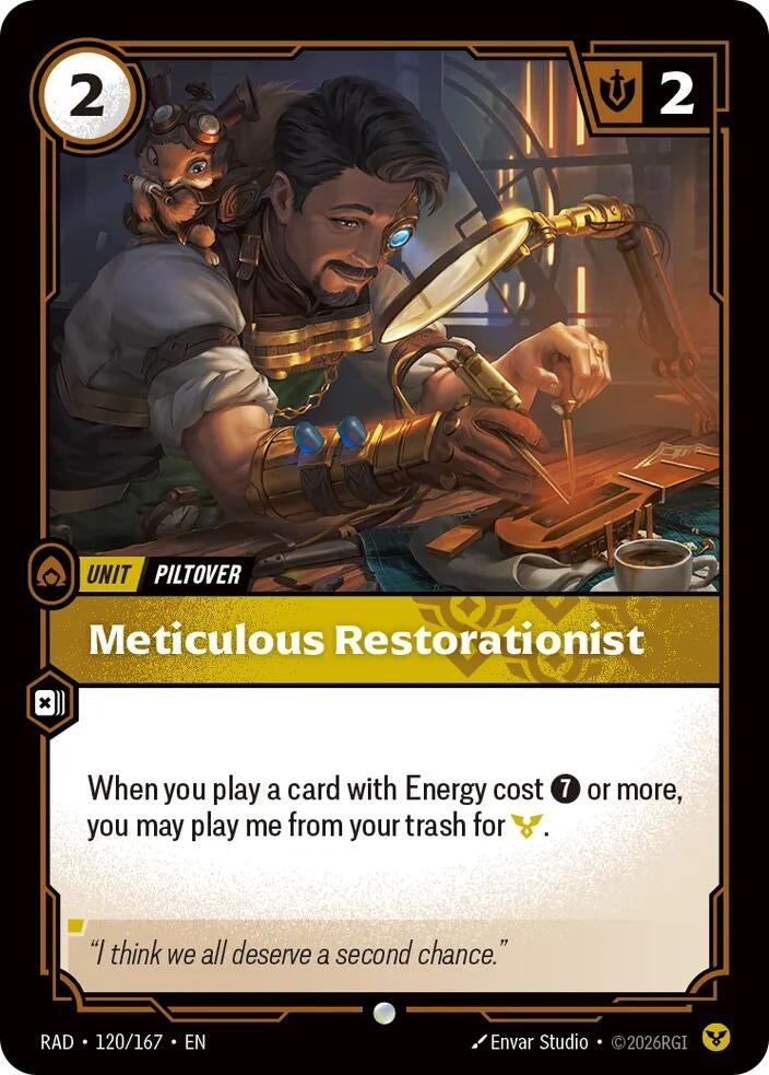 Meticulous Restorationist (120/167) (Radiance)