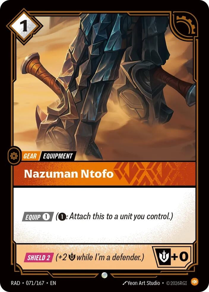 Nazuman Ntofo (071/167) (Radiance)