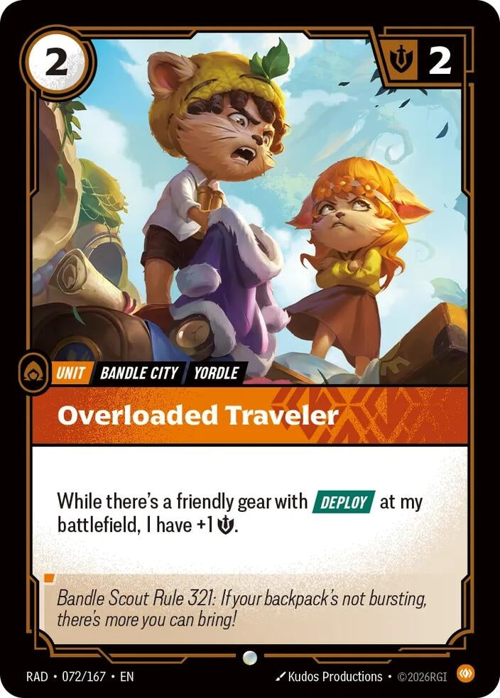 Overloaded Traveler (072/167) (Radiance)