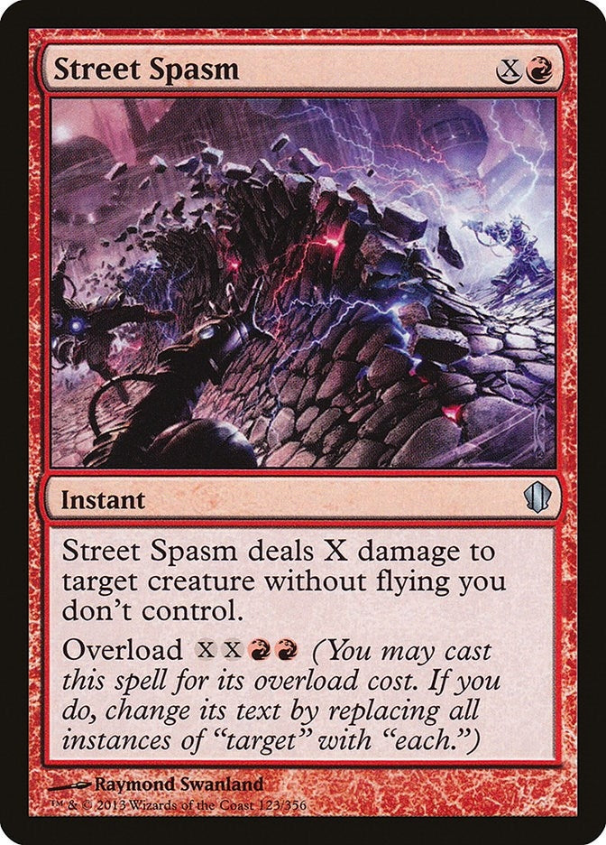 Image for Street Spasm (123) (Commander 2013) (C13) - Magic: The Gathering
