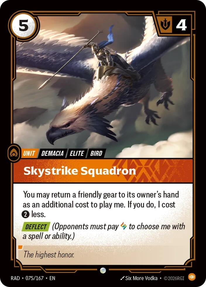 Skystrike Squadron (075/167) (Radiance)