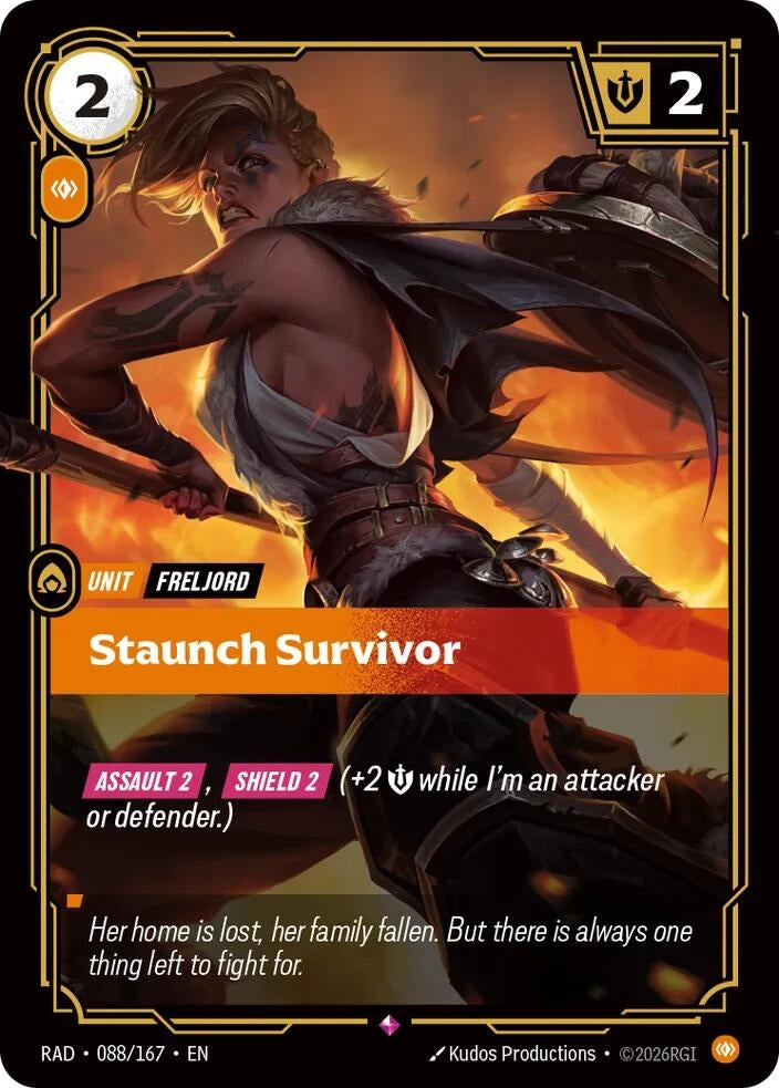 Staunch Survivor (088/167) (Radiance)
