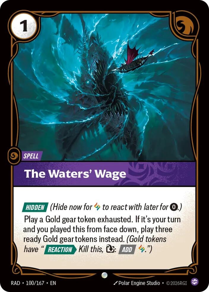 The Waters' Wage (100/167) (Radiance)