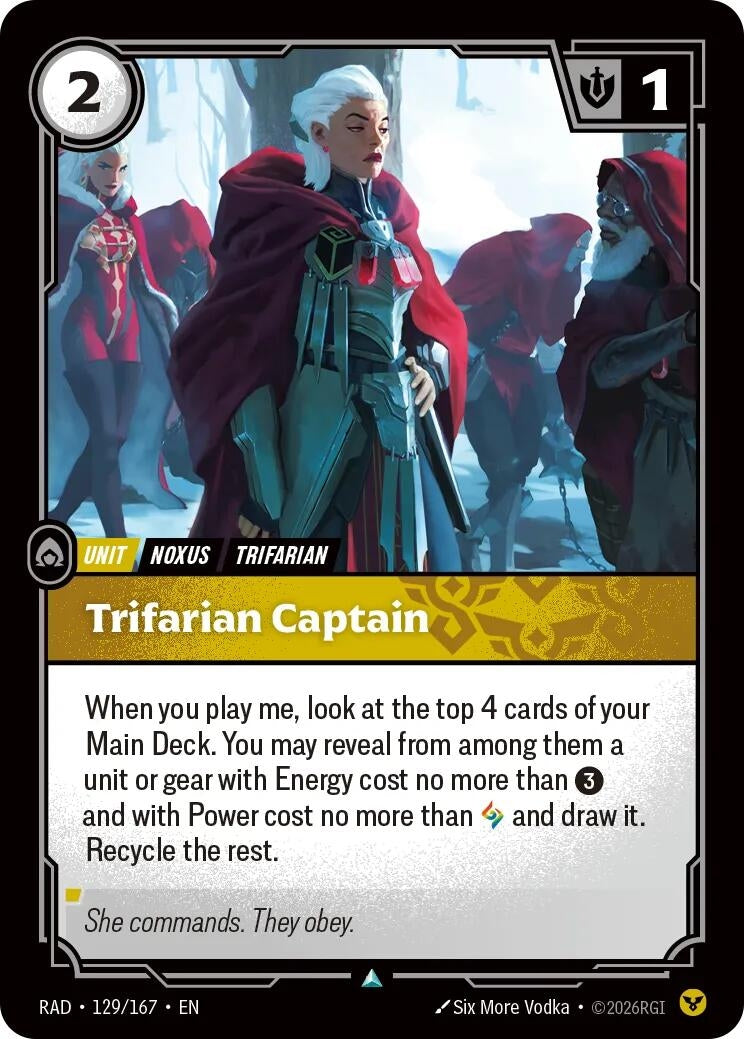 Trifarian Captain (129/167) (Radiance)