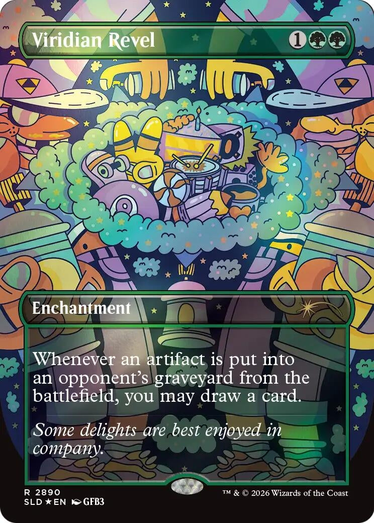 Image for Viridian Revel (2890) (Secret Lair Drop Series) (SLD) - Magic: The Gathering