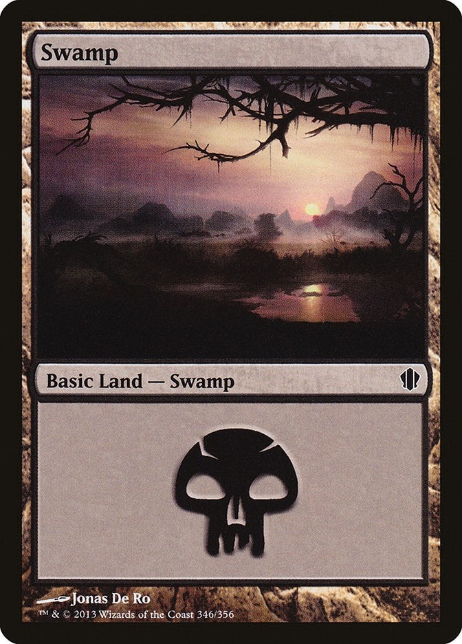 Image for Swamp (346) (346) (Commander 2013) (C13) - Magic: The Gathering