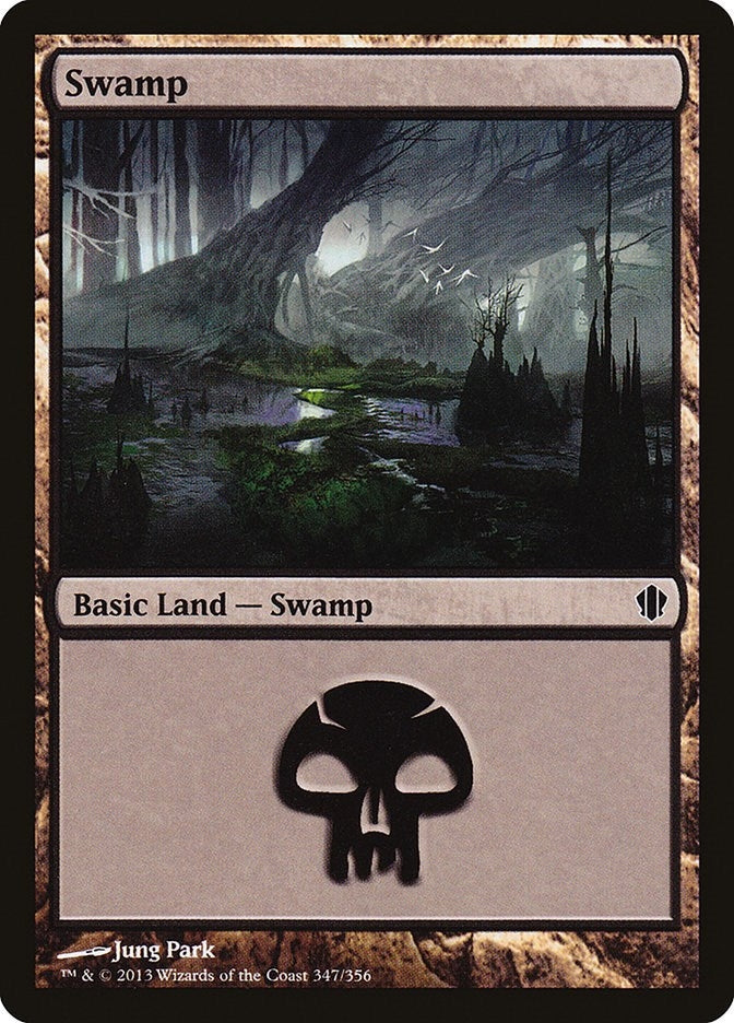 Image for Swamp (347) (347) (Commander 2013) (C13) - Magic: The Gathering