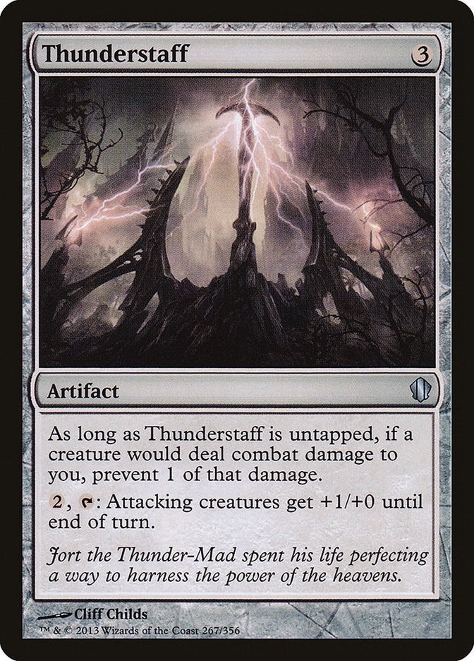 Image for Thunderstaff (267) (Commander 2013) (C13) - Magic: The Gathering