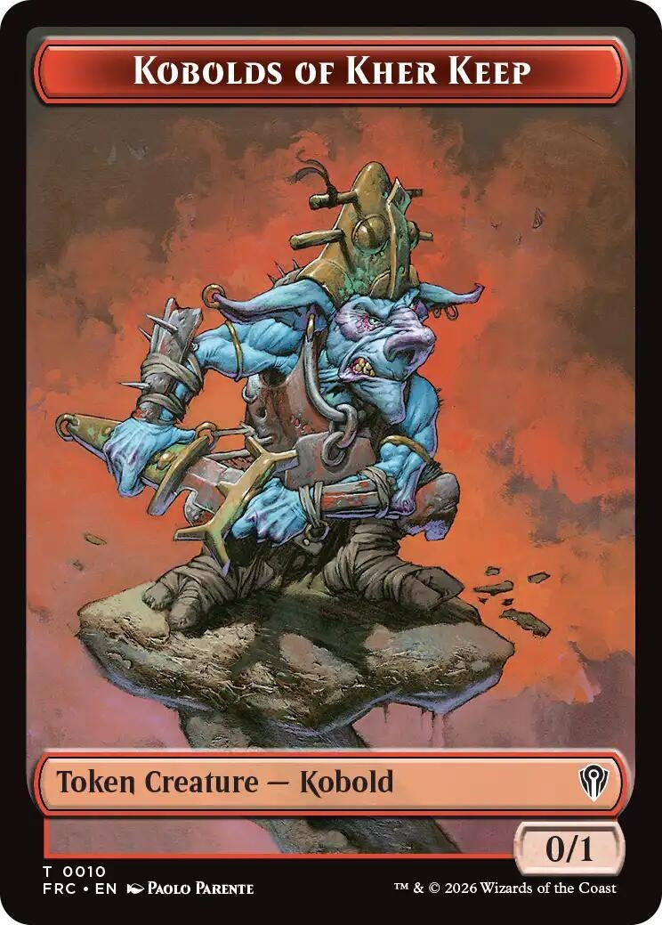 Image for Kobolds of Kher Keep // Map Double-Sided Token (10 // 14) (Commander: Reality Fracture) (FRC) - Magic: The Gathering