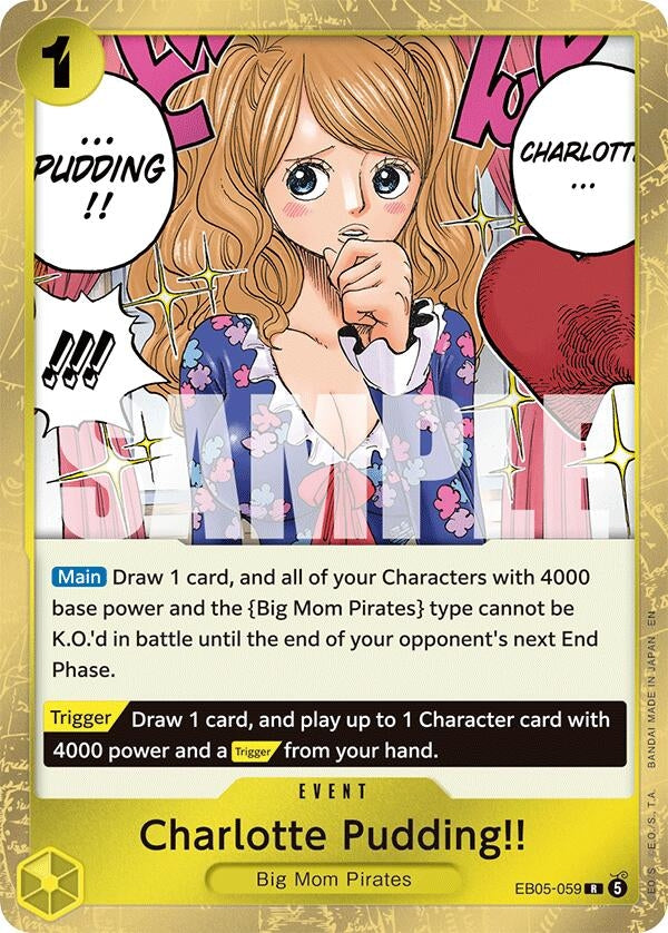 Charlotte Pudding!! (EB05-059) (Extra Booster: One Piece Heroines Edition Vol. 2)