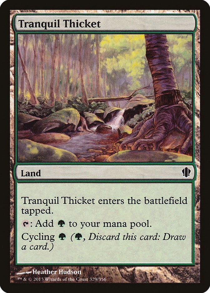 Image for Tranquil Thicket (329) (Commander 2013) (C13) - Magic: The Gathering