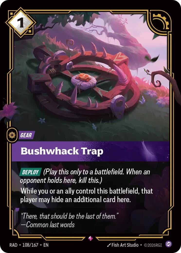 Bushwhack Trap (108/167) (Radiance)