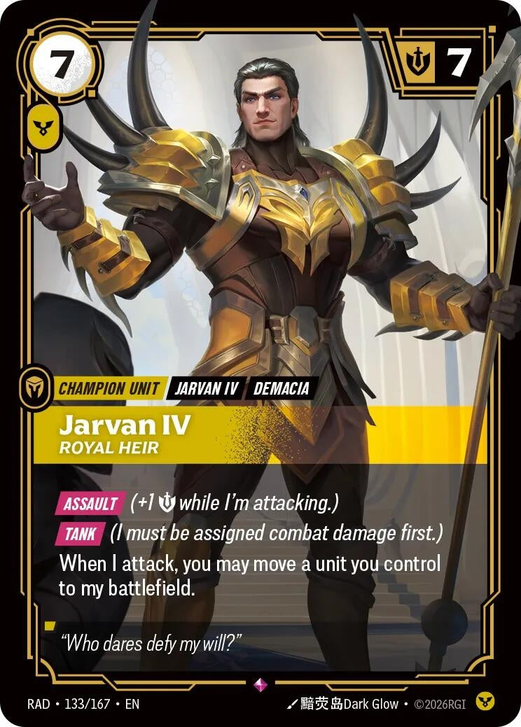 Jarvan IV, Royal Heir (133/167) (Radiance)