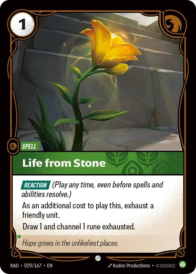 Life from Stone (029/167) (Radiance)
