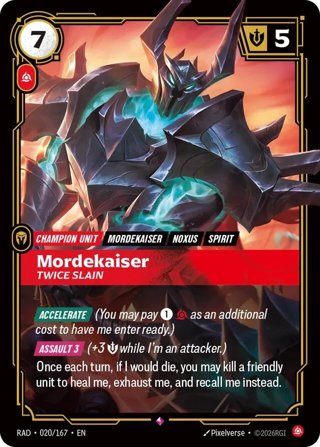 Mordekaiser, Twice Slain (020/167) (Radiance)