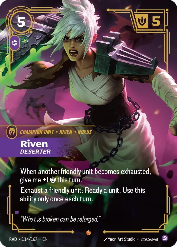 Riven, Deserter (114/167) (Radiance)