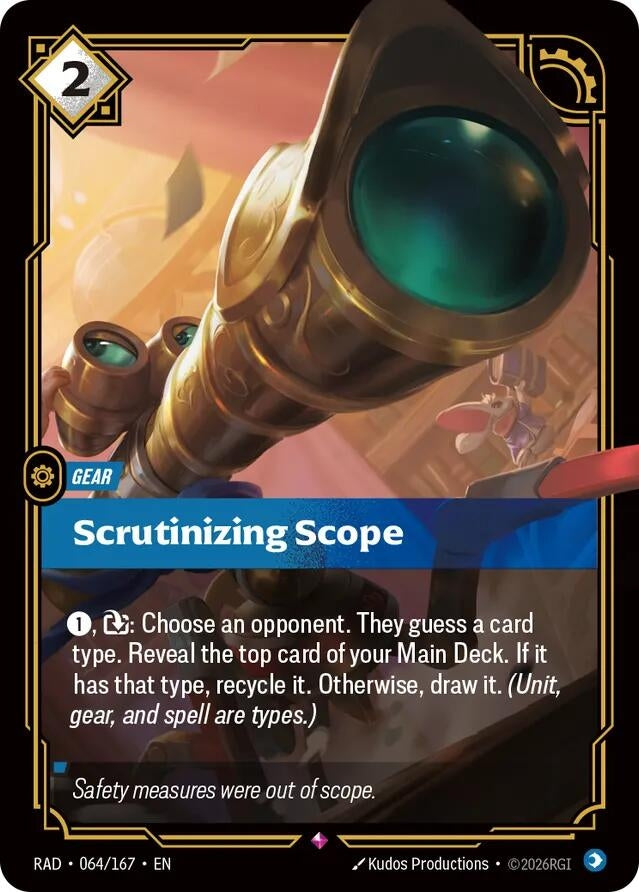 Scrutinizing Scope (064/167) (Radiance)